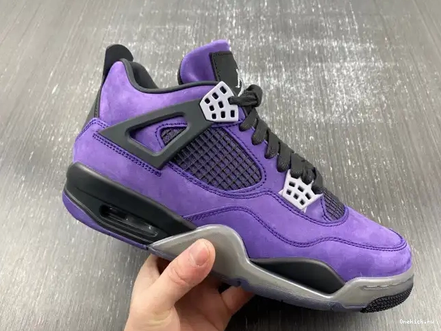 One Kick Scott Air Travis Jordan Suede Purple 4 x 0605